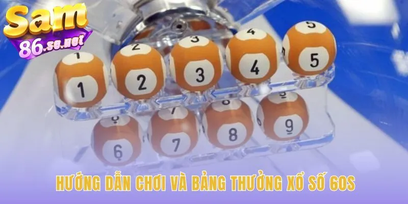 Hướng dẫn chơi xổ số 60s với tỷ lệ thưởng 1 ăn 99