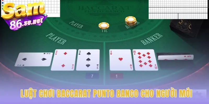 Luật chơi Baccarat Punto nền tảng với ba cửa cược chính