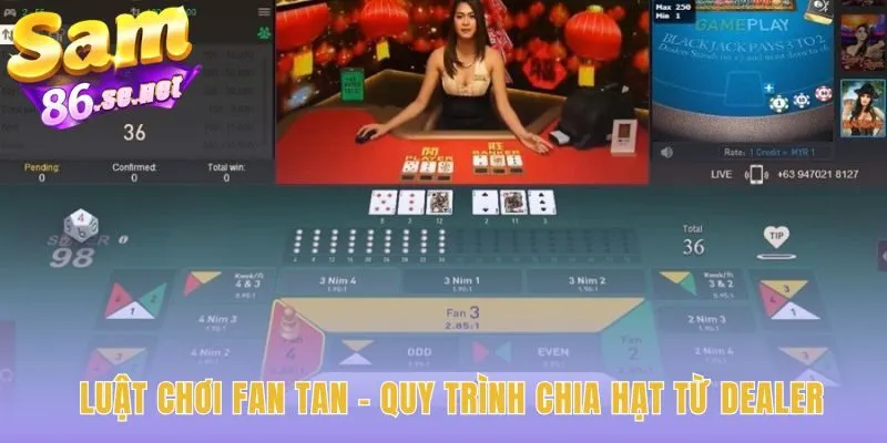 Luật chơi Fan Tan Xâu Ngọc vận hành qua 4 bước đếm hạt